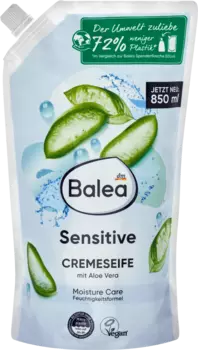 Крем-мыло Sensitive сменный блок 850 мл Balea