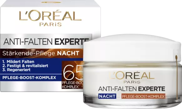 Крем ночной против морщин эксперт 65+ 50мл L'Oreal