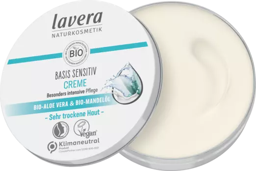 Крем-основа для лица чувствительная в банке 150 мл. lavera