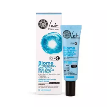 Крем от темных кругов с фиторетинолом Phyto Retinol Bukuchiol+Peptides+Vit C Lab By Natura Siberica, 30 ml