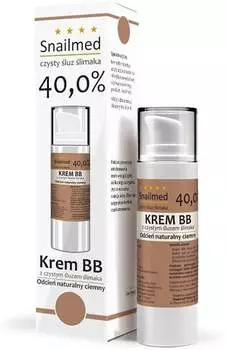 Крем оттенка натуральный темный, 30мл Snailmed, BB-