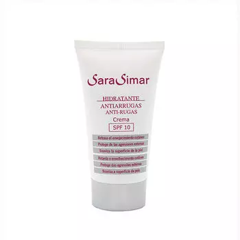 Крем против морщин Crema hidratante antiarrugas spf10 Sara simar, 50 мл