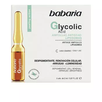 Крем против морщин Glycolic acid renovacin celular ampollas Babaria, 5 х 2 мл