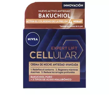 Крем против морщин Hyaluron cellular filler +elasticidad & anti-gravedad cuidado noche Nivea, 50 мл