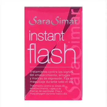 Крем против морщин Instant flash tratamiento facial antiedad en ampollas Sara simar, 2 шт