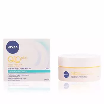 Крем против морщин Q10+ anti-arrugas da spf15 piel mixta Nivea, 50 мл
