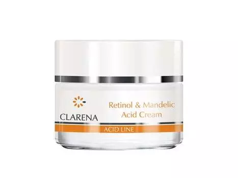 Крем против морщин с ретинолом и миндальной кислотой Retinol & Mandelic Acid Cream, Clarena