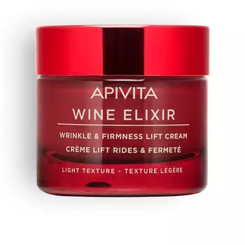 Крем против морщин Wine elixir antiarrugas y reafirmante con efecto lifting textura ligera Apivita, 50 мл
