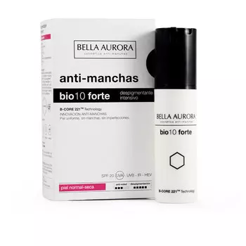 Крем против пятен на коже Bio10 forte despigmentante intensivo piel seca Bella aurora, 30 мл