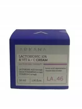Крем с 10% лактобионовой кислоты и витаминами А+С, 50 мл Arkana, Lactobionic