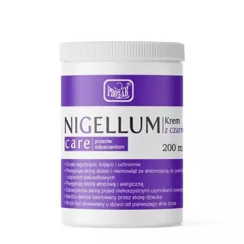 Крем с черным тмином, 200 мл Nigellum Care, inna