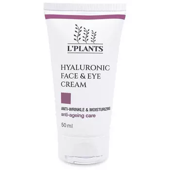 Крем с гиалуроновой кислотой для лица и области вокруг глаз L'PLANTS 50 мл.