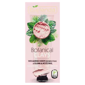 Крем с розовой глиной для сухой и обезвоженной кожи днем и ночью Bielenda Botanical Clays, 50 мл