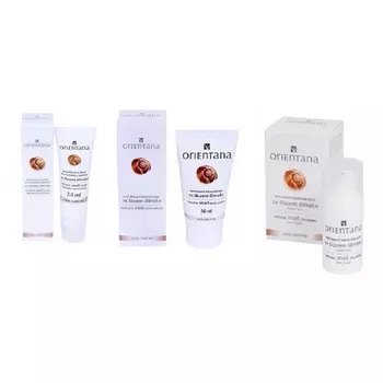 Крем-слизь улитки для лица, глаз и рук, Orientana