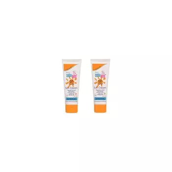 Крем солнцезащитный Sebamed Baby SPF 50+, 2 тюбика по 75 мл