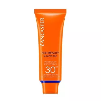 Крем Sun Beauty Velvet Touch для сияющего загара Spf 30, 1,7 унции, Lancaster