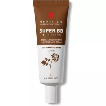 Крем Super Bb с женьшенем, крем Bb с полным покрытием для кожи, склонной к акне, 40 мл, Erborian