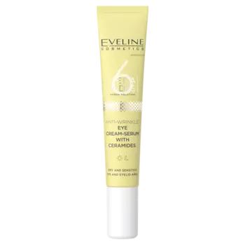 Крем-сыворотка для кожи вокруг глаз против морщин с керамидами, 20 мл Eveline Cosmetics 6 ceramides