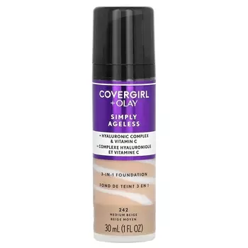 Крем тональный Covergirl Olay Simply Ageless 3-в-1, 30 мл