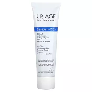 Крем Uriage Bariederm-Cica с медью и цинком, 100 мл