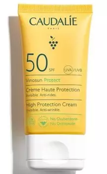 Крем высокой защиты SPF50, 50 мл Caudalie Vinosun