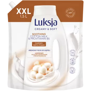 Кремообразная жидкость для ванны, 1500 мл Luksja Creamy&Soft