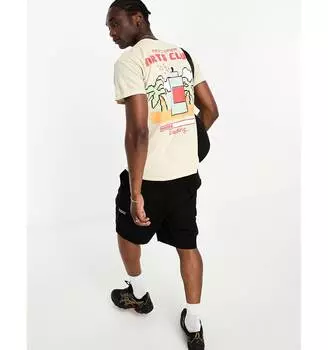 Кремовая футболка с мотивом PacSun arts club