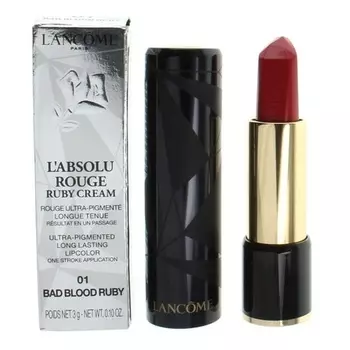 Кремовая губная помада Lancome L'Absolu Rouge 01 Bad Blood Ruby, Lancome