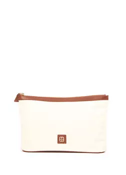 Кремовая косметичка из плотной ткани Beymen