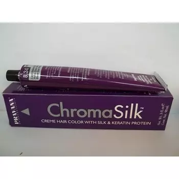 Кремовая краска для волос Chromasilk 8.31 Светло-золотисто-пепельный блондин, 3 унции, Pravana