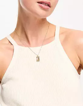 Кремовая майка с высоким квадратным вырезом и высоким квадратным вырезом ASOS DESIGN Maternity