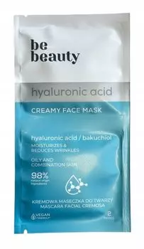 Кремовая маска для лица Be Beauty с гиалуроновой кислотой 2 X 8 мл Inna marka