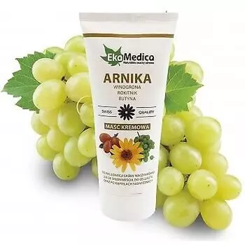 Кремовая мазь для ухода за кожей Ekamedica Arnica с рутином из виноградных косточек 200 мл Ekamdica