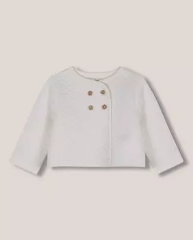 Кремово-белая пуховик Gocco, белый