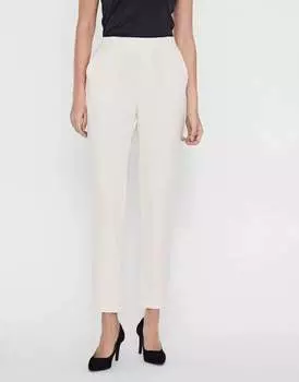 Кремово-белые брюки прямого кроя Vero Moda