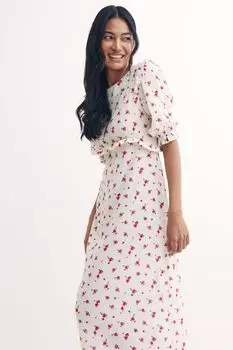 Кремовое платье миди Felicia Nobody's Child, бежевый