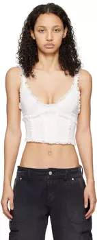 Кремового цвета Майка Soler Guizio