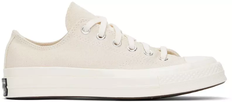 Кремового цвета Низкие кеды Chuck 70 Converse