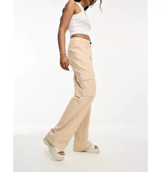 Кремовые брюки карго Vero Moda