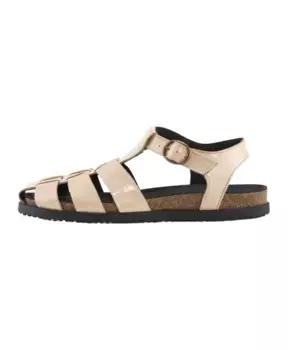 Кремовые кожаные сандалии Nature Footwear, бежевый