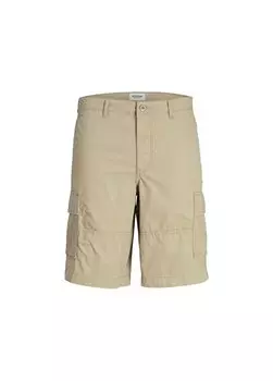 Кремовые мужские шорты карго JPSTCOLE JJCAMPAIGN SHORT Jack & Jones, кремовый