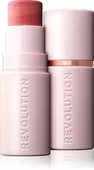 Кремовые румяна Makeup Revolution Skin Silk Blush Stick, Pinched Soft Pink 4,5 g