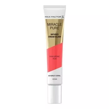 Кремовые румяна Miracle pure Max Factor, цвет 02 sunlit coral, 15 мл