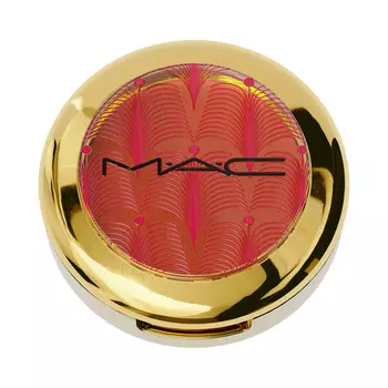 Кремовые румяна skinfinish metallic cream blush / gift of gold Mac, цвет coveted coral, вес 5.7 гр.
