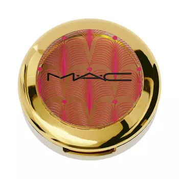 Кремовые румяна skinfinish metallic cream blush / gift of gold Mac, цвет glowing treasure, вес 5.7 гр.