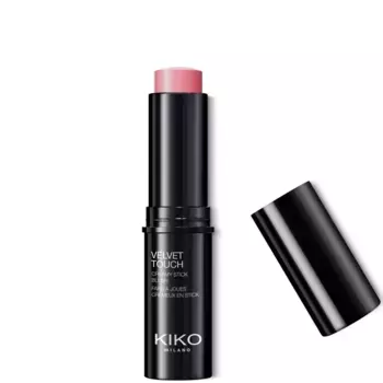 Кремовые румяна-стик velvet touch 10г Kiko Milano, цвет 05 camelia red