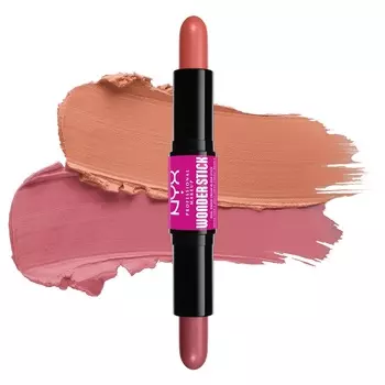 Кремовые румяна wonder stick blush dual-ended cream blush stick Nyx Professional Makeup, цвет honey orange rose