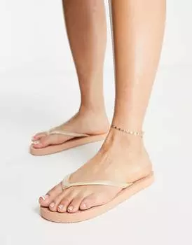 Кремовые шлепанцы ASOS DESIGN Filter