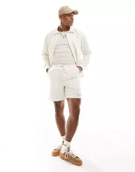 Кремовые шорты в тонкую полоску Lyle & Scott CO-ORD