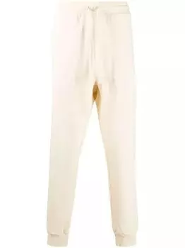 Кремовые спортивные брюки с вышитым логотипом Nanushka, бежевый
